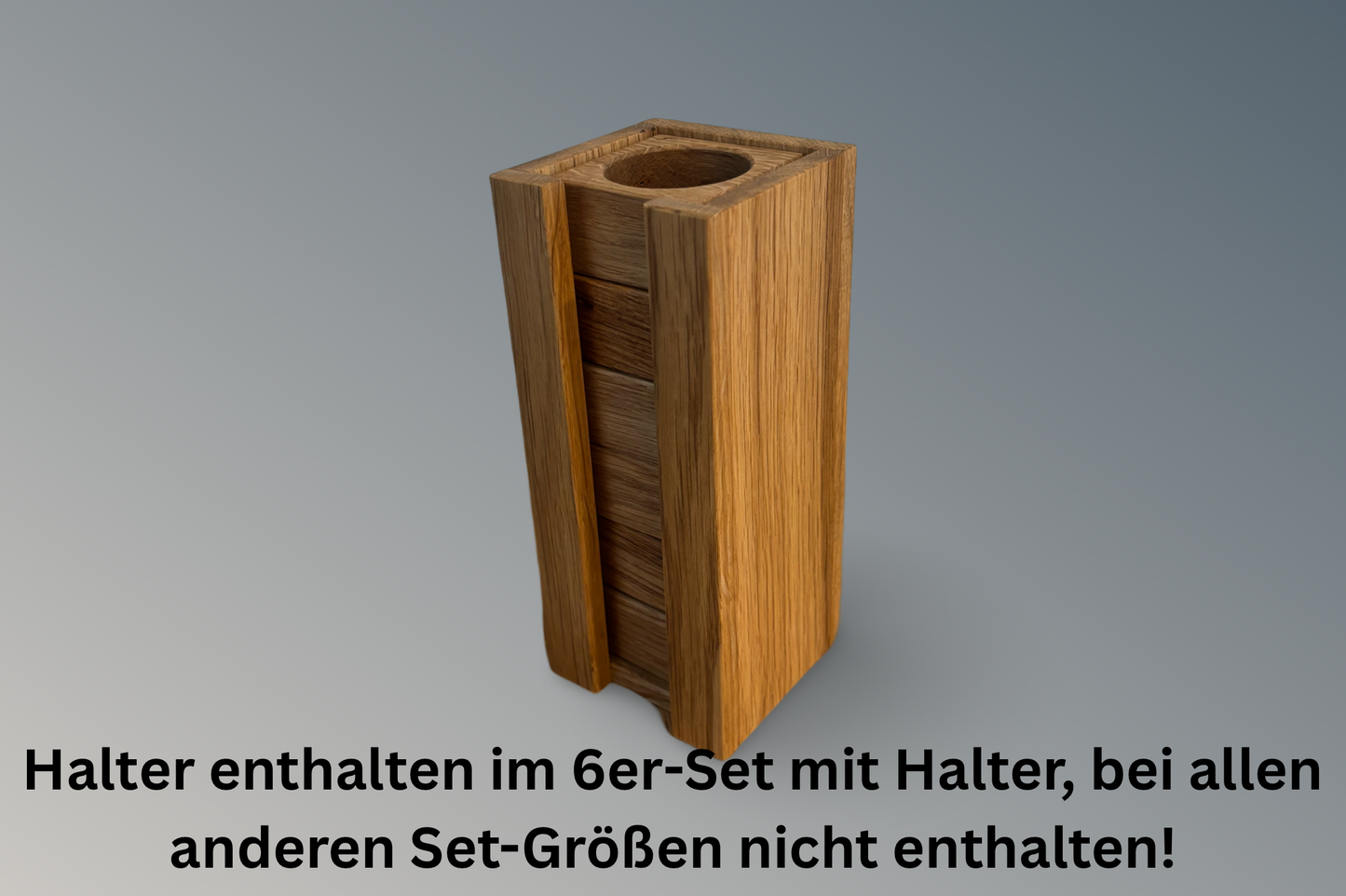Eierbecher aus Eichenholz im Set – Handgefertigt & geölt