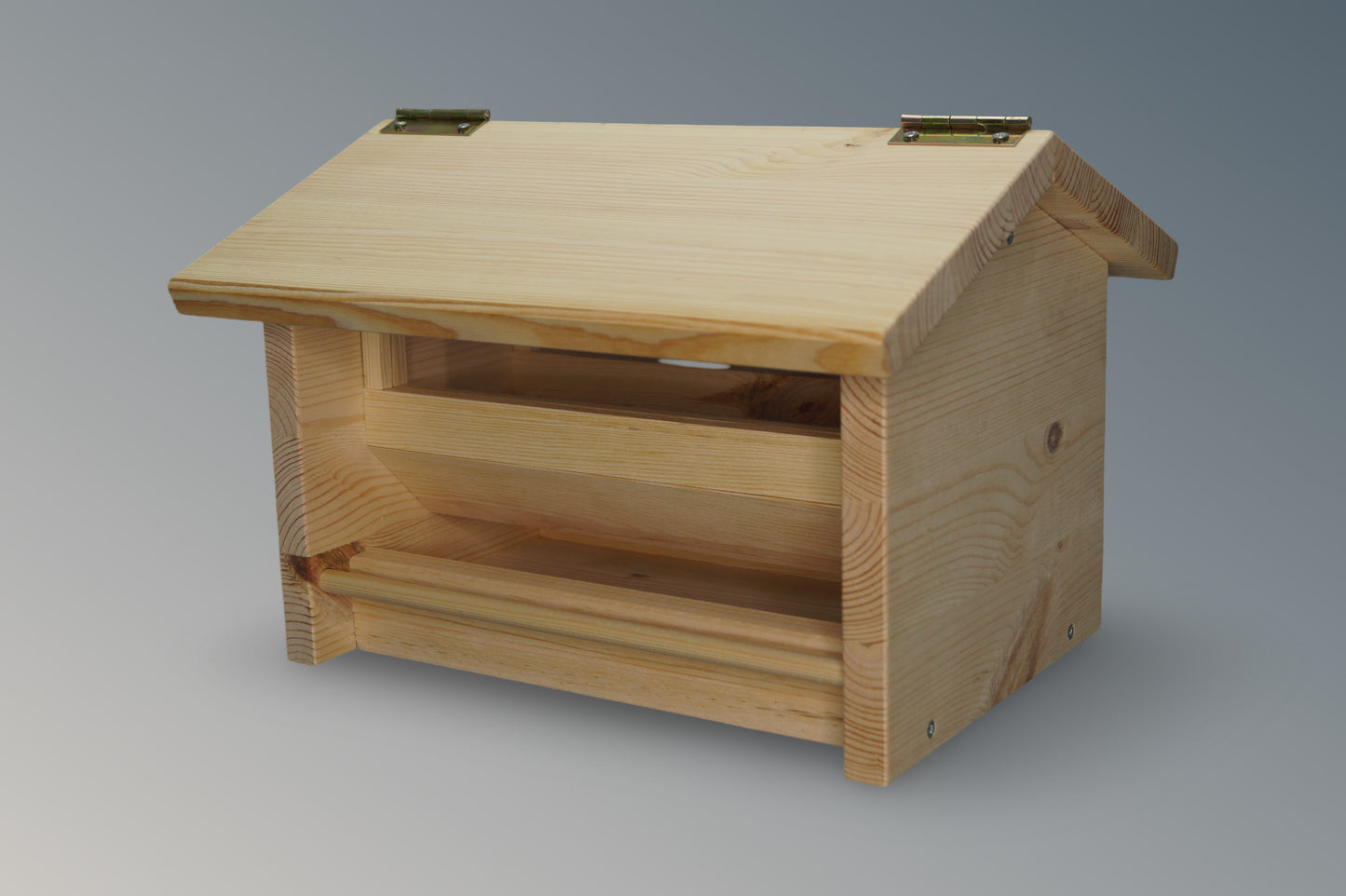 Vogelfutterhaus aus Kiefernholz