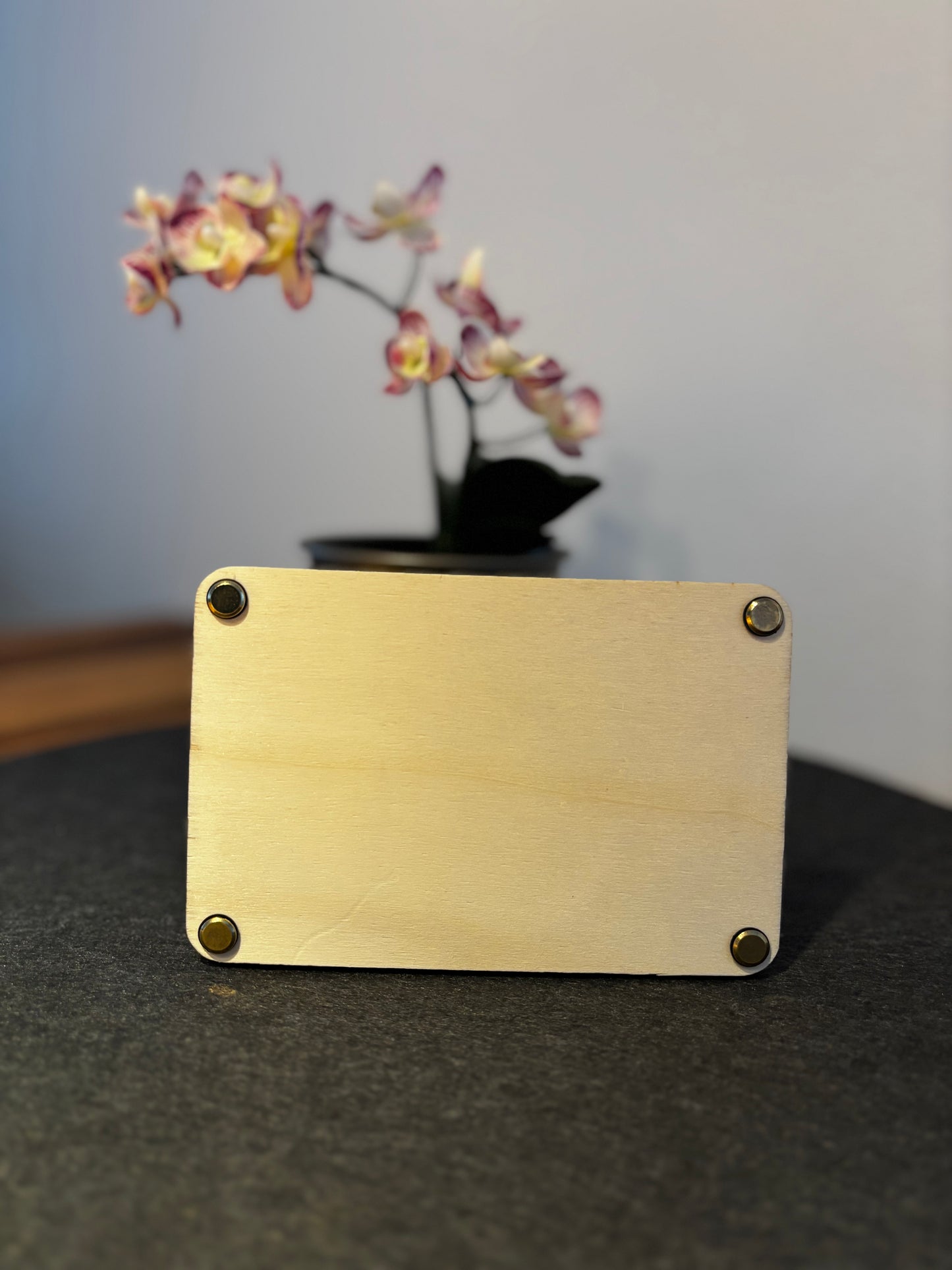 Geldgeschenk-Karte aus Holz – „Alles Gute“