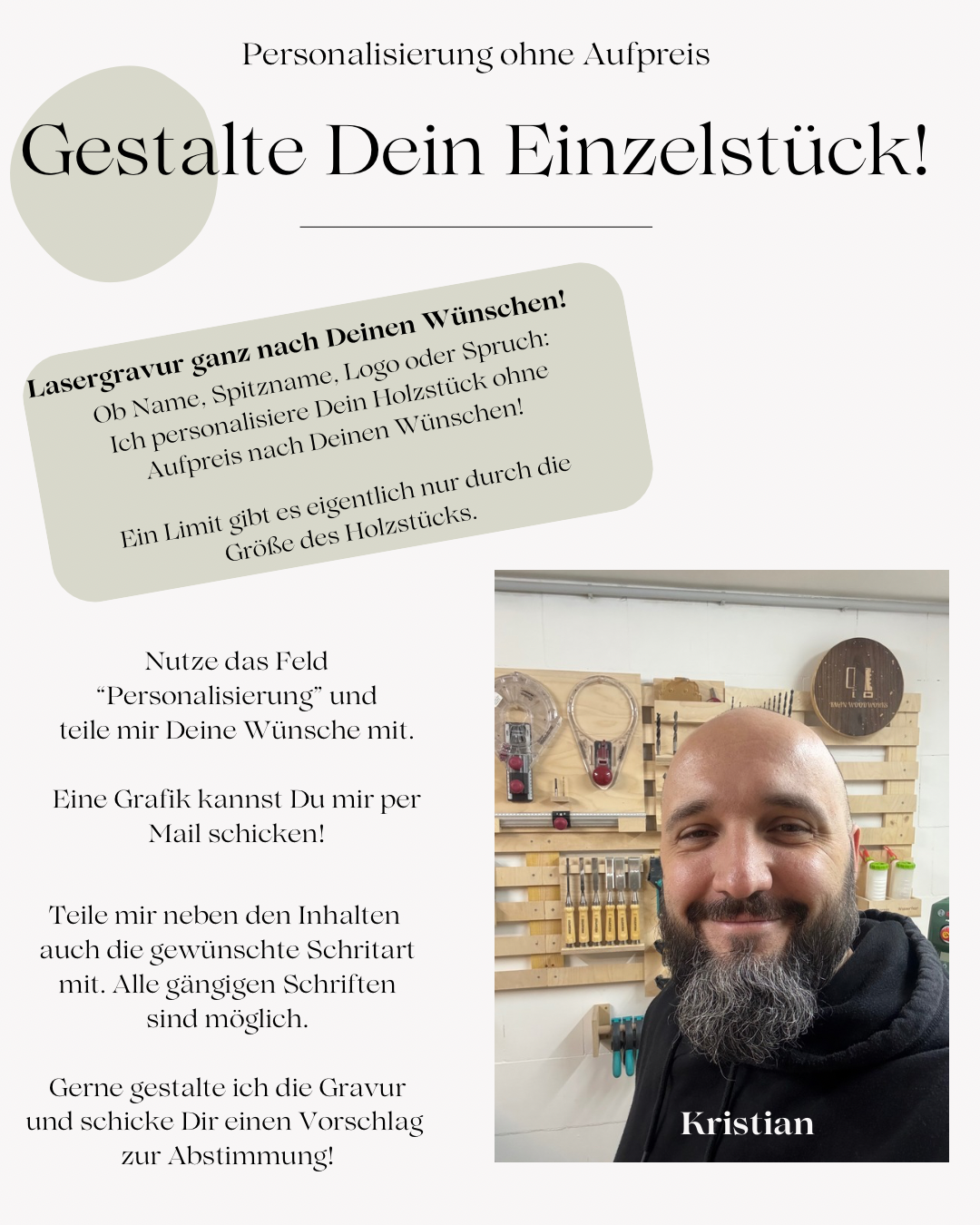 Serviettenringe „Kubus“ aus Eichenholz im Set – Personalisierbar mit Namen oder Initialen