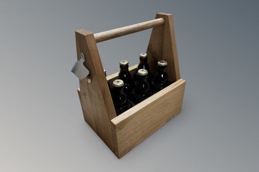 Flaschenträger mit Flaschen