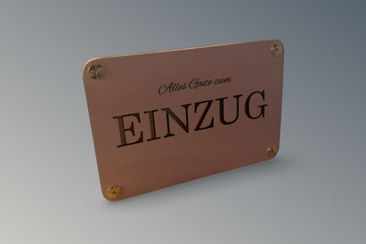 Geldgeschenk zum Einzug