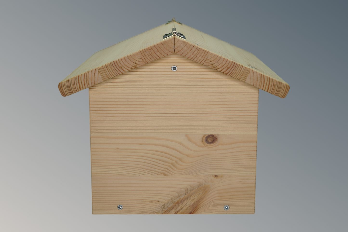 Vogelfutterhaus | Futterspender aus Holz (Kiefernholz) zum Aufstellen