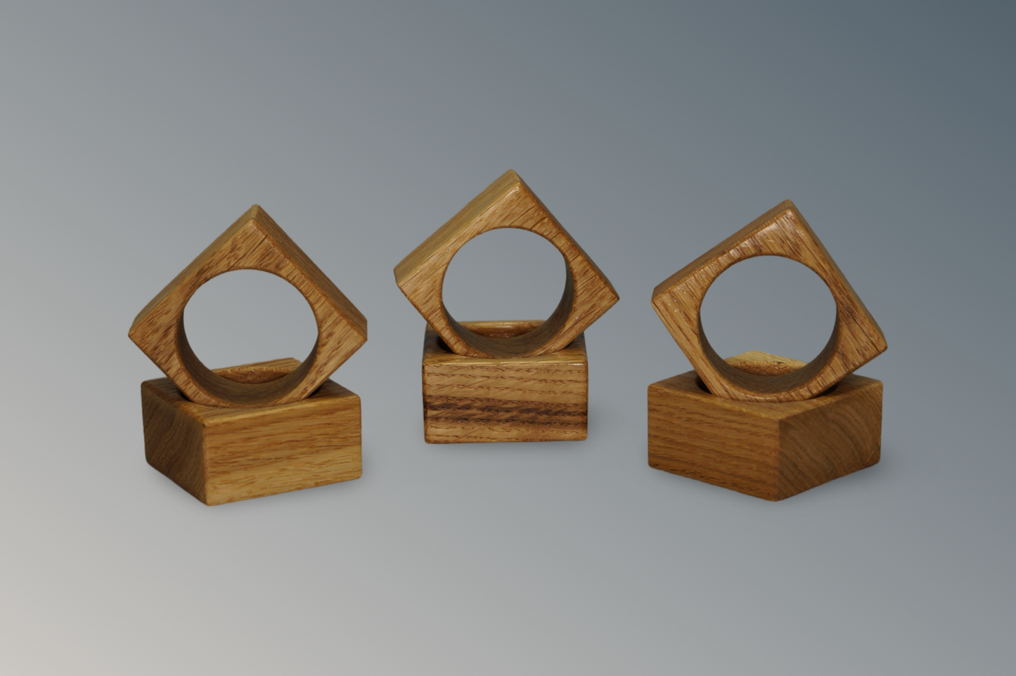 Rustikale Serviettenringe