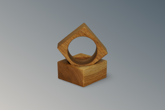 Serviettenringe aus Eiche