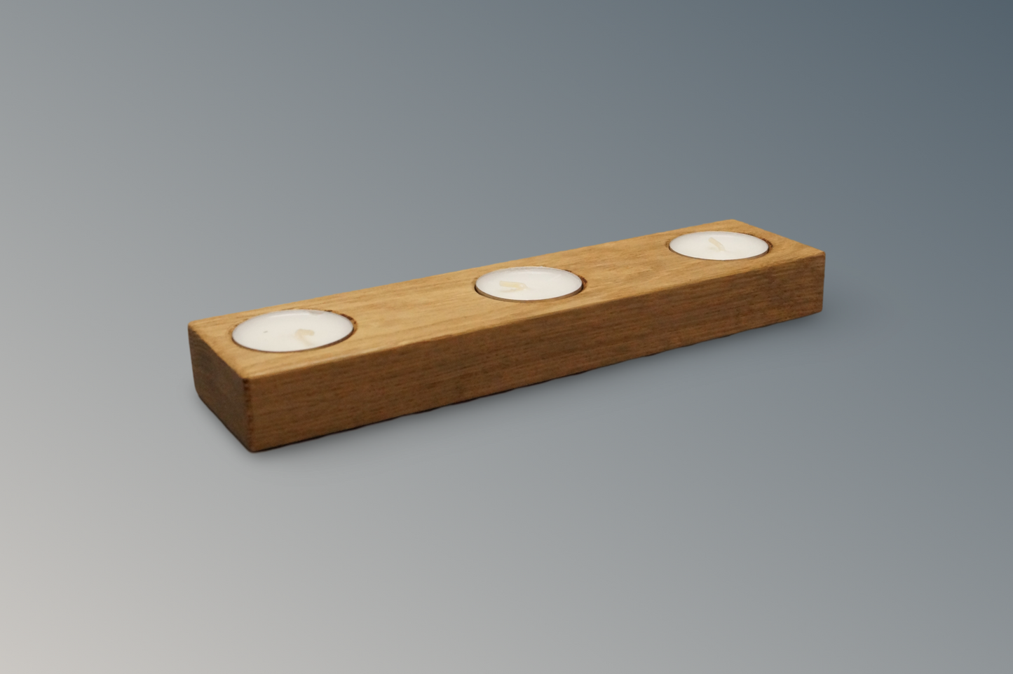Teelichthalter für drei Kerzen