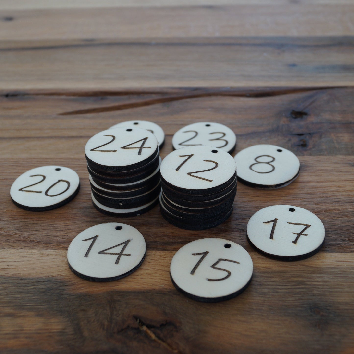 Zahlen für Adventskalender